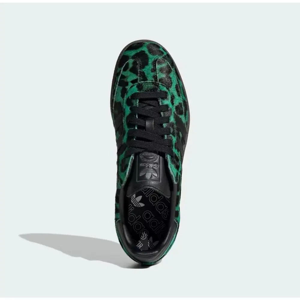 ADIDAS ORIGINALS WOMEN'S 7.5 SAMBA OG LEOPARD SEMI SCREAMING GREEN HQ9374 NWOB